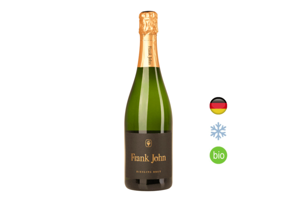 2017 Frank John Sekt Riesling Brut, 36 Monate Hefelager - Brötchen Catering