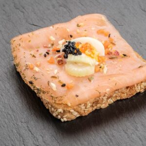 Hnuta’s Vollkorn Lachs - Brötchen Catering