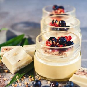 Hnuta’s weiße Schokocreme - Brötchen Catering