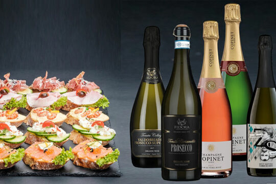 Sekt, Brötchen & Desserts aus einer Hand!